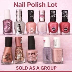 Nail Polish Lot 💅🏼 Essie, Sally Hansen, OPI (11 Brand New bottles)